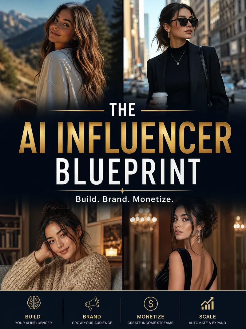 The AI Influencer Blueprint guide cover